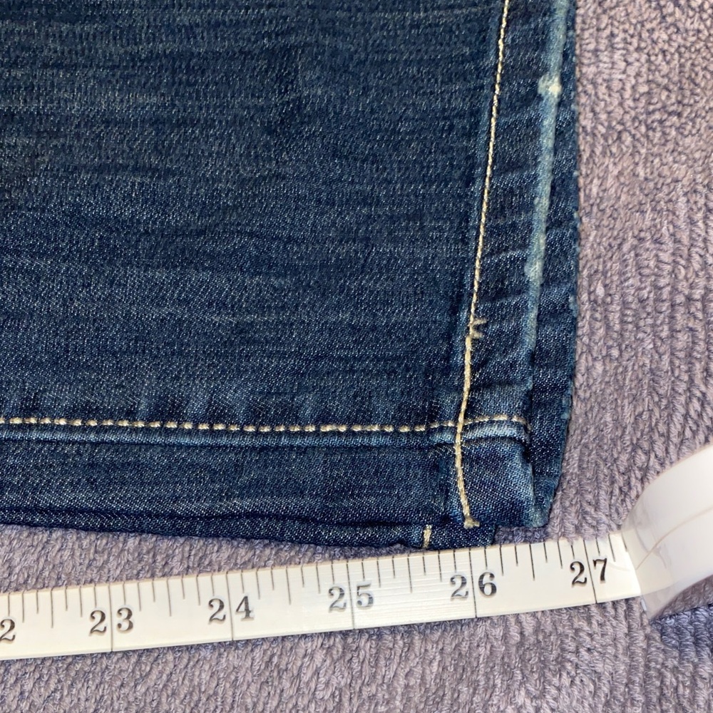 Simply Vera Vera Wang Dark Blue Straight Leg Jeans capris P-41 - Picture 10 of 14
